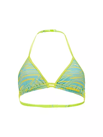 PUMA | Damen Bikinioberteil Printed Triangle | gelb